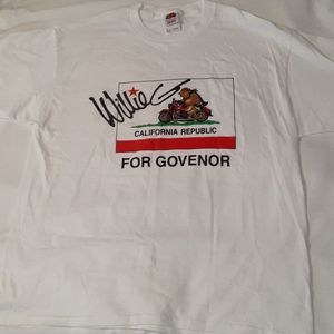 Vintage‎ Willie G.  for California Governor T-Shirt